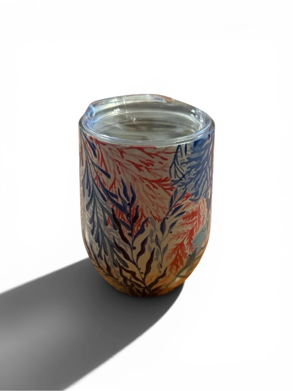 Lilly Pulitzer Colorful Coral Leaf Stemless Tumbler - Multicolor